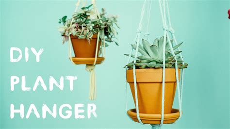 Diy Plant Hanger Youtube