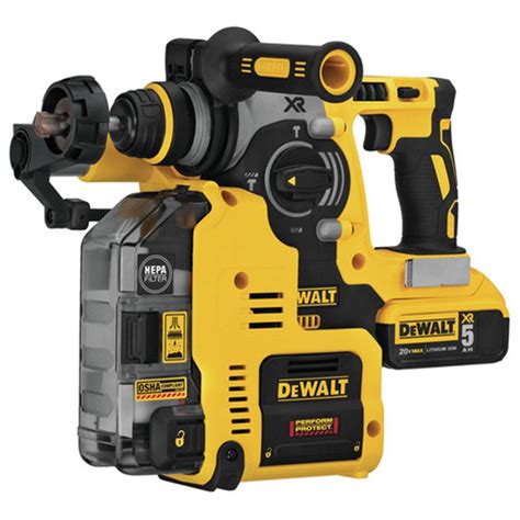 Dewalt Dch273p2dho 20v 1 Inch Sds Plus Dust Extractor Rotary Hammer