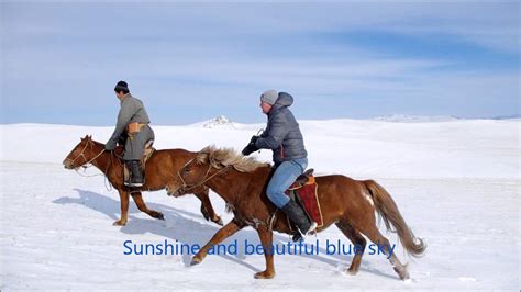 Horse Trekking In Mongolian Winter Youtube