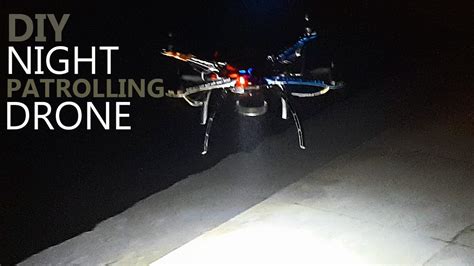 But they have red lights and fly higher than fireflies. Night Surveillance Drone For Search & Rescue with Camera ...