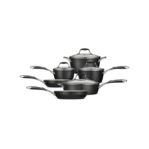 Tramontina is a proud brazillian brand known for producing stunning stainless steel tableware and cookware ranges. Tramontina Gourmet Ceramica 10-pc. Cookware Set, Black ...