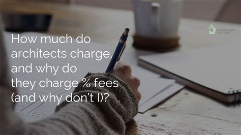 Additionally, apps may charge other fees if you want to move the money out of your app account and into your bank account. How Much are Architects Fees? | Undercover Architect