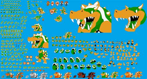 Nes Bowser Ultimate Edits Sprite Sheet By Icepony64 On Deviantart