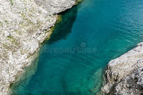 Detail Of A Turquoise Mountain Lake Stock Image Image Of Landscape