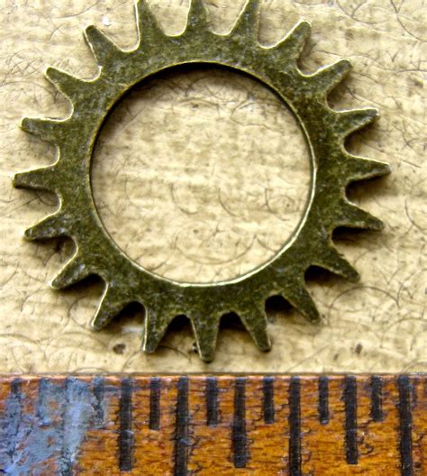 Gear Steampunk Supplies Gears Jewelry Findings Metal Gear Etsy