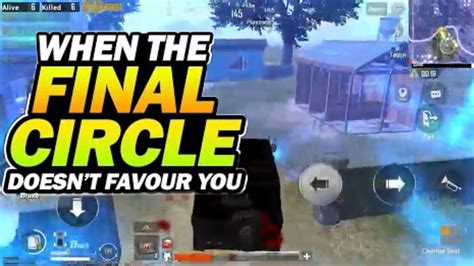 When Circle Is Not In Favour Pubg Mobile Bigmac Gaming Youtube