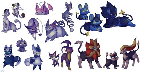 Pokemon fan fiction toxel fest. Pot Dog's Domain, Drew a bunch of cat pokemon, all of the ...