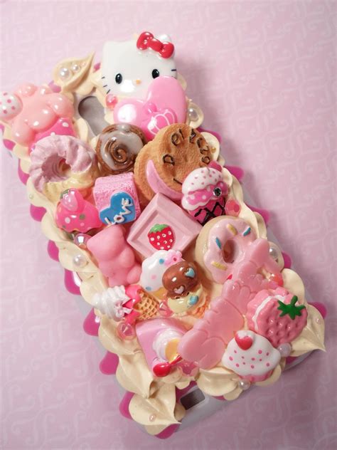 Sweet Stuff Hello Kitty Decoden Case Fundas Kawaii Cosas Kawaii Y Manualidades