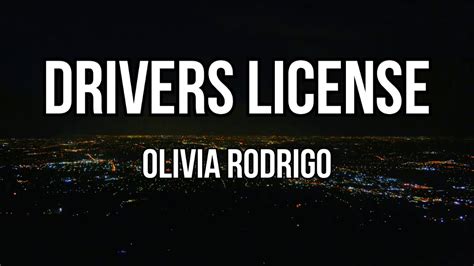 Gm just like we always talked about 'cause you were so excited for me. Olivia Rodrigo - drivers license (Clean - Lyrics) Chords ...