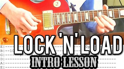 The Dead Daisies Lock N Load Intro And Verse Guitar Lesson With Tabs