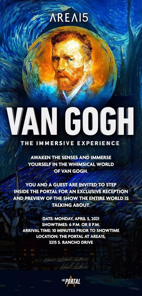 Van Gogh The Immersive Experience At Area15 Ad Cook Americas