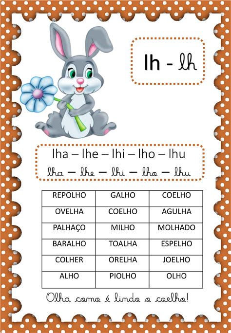 Fichas de leitura sílabas complexas coloridas Português