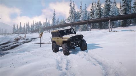 Snowrunner Snow And Ice Gameplay Alaska Youtube