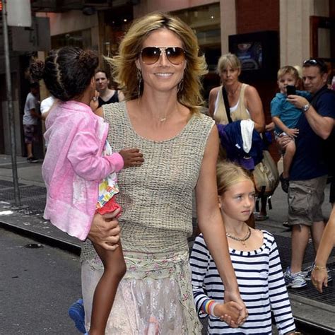 Heidi klum and children out and about, new york. Heidi Klum Pictures With Kids at Broadway Show | POPSUGAR ...