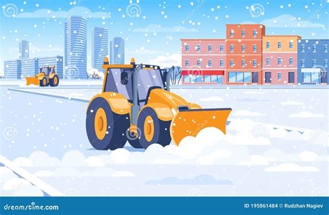 Snow Plough Collection Vector Art 84924173