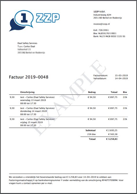 Wat Is Een Factuur Alles Wat Je Moet Weten Over Een Factuur 1zzp