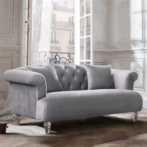 Armen Living Elegance Tufted Loveseat With Images Tufted Loveseat