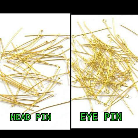 Head Pin Eye Pin 100 Pieces Shopee Malaysia