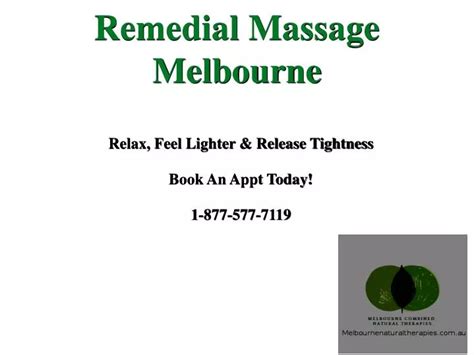 Ppt Online Book Appointment Remedial Massage Therapy Powerpoint Presentation Id7282958