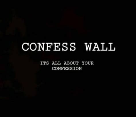 Confession Wall
