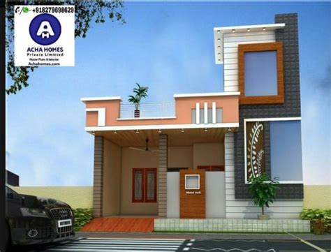 800 Sqft Modern Home Design India 1bhk House Plan 1000 500 Sq Ft