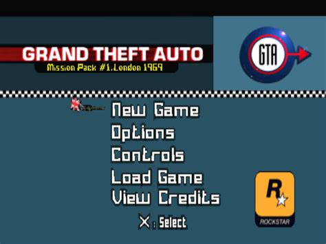 Filegrand Theft Auto Mission Pack 1 London 1969 Ps1 Intropng