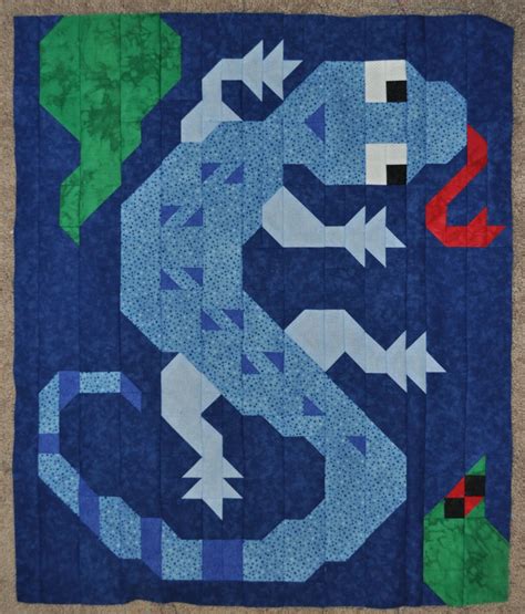 Gecko Quilt Pattern Pdf Format Etsy