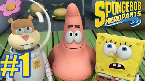 Spongebob Heropants Walkthrough Gameplay Part 1 Sponge Out Of Water