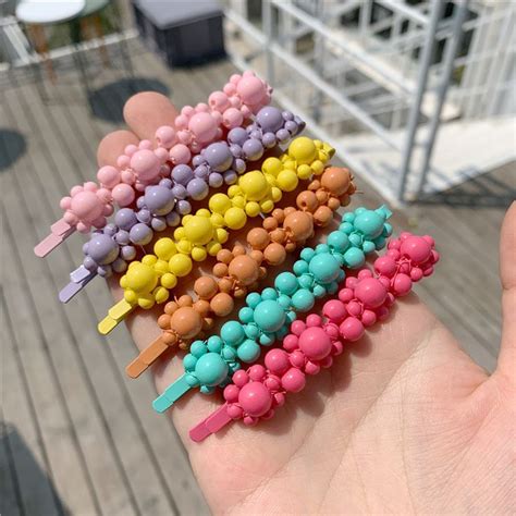 2019 Fashion Colorful Bobby Pins Hair Clip Candy Color Hairpins With