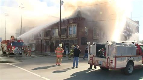 Downtown Huntington Building Fire Youtube
