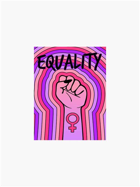 Equality Sticker For Sale By Sandriasays Redbubble