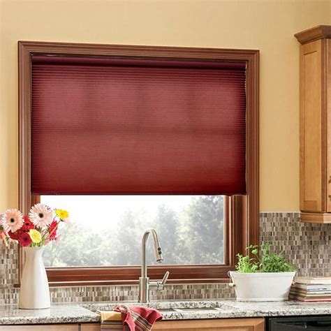 1 pleats complement most small to standard windows, while 2 pleats are perfect for larger windows. Bali® Custom Northern Lights Cordless Double Cellular ...