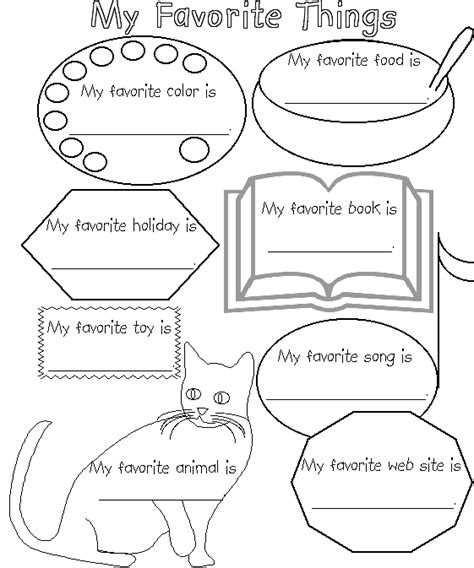 All About Me Coloring Pages To Download And Print For Free