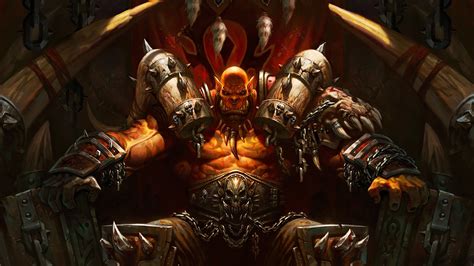 World Of Warcraft Garrosh Hellscream 4K 6363