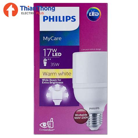 Philips หลอดไฟฟิลิปส์ Mycare T70 Led Bright Bulb 17w E27 ราคาส่ง สั่ง