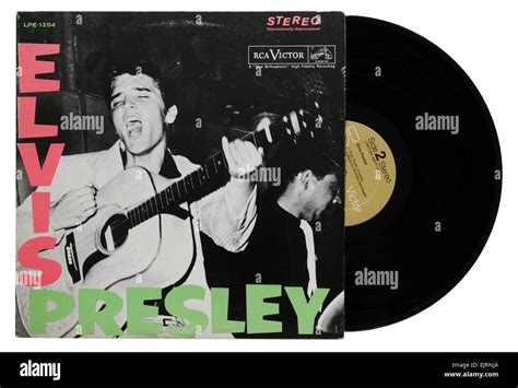 Elvis Presleys First Album With The Sleeve Design Used By The Clash