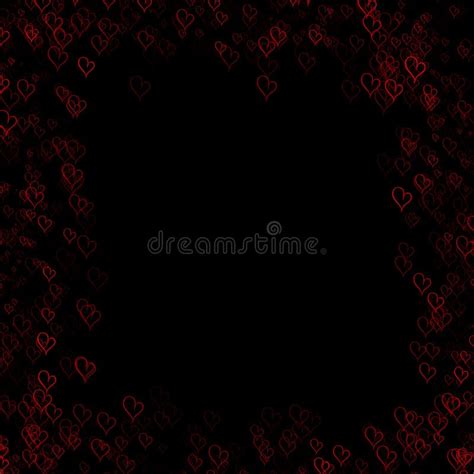 Romantic Background Hearts Stock Illustration Illustration Of Element