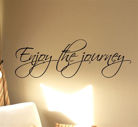 Enjoy The Journey Wall Decals Trading Phrases