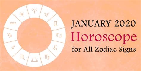 January 2020 Horoscope January 2020 Monthly Astrology