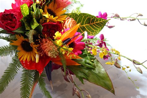 The Flower Magician Tropical Sunshine Wedding Bouquet
