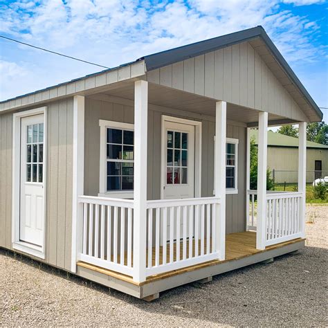Sheds With Porches Best Upgrade Eshs Utility Buildings