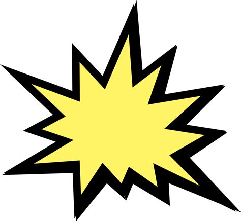 Clip Art Freeuse Boom Clipart Science Explosion Explosion Symbols