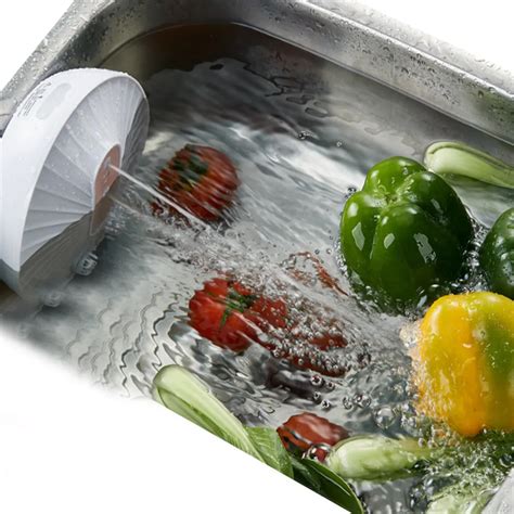 Mini Ultrasonic Dishwasher Usb Rechargeable High Water Pressure Fruit