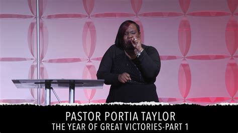 Pastor Portia Taylor Year Of Great Victory Youtube