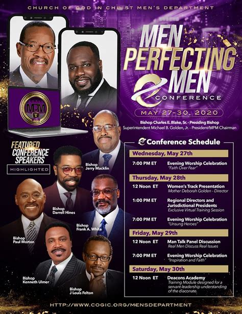 Men Perfecting Men E Conference Church Of God In Christ