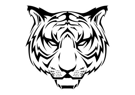 Download now cutting stiker tiger head kepala harimau sticker tembok vinyl decal. Gambar Kepala Harimau (Tiger Head) Vector CorelDraw (CDR ...