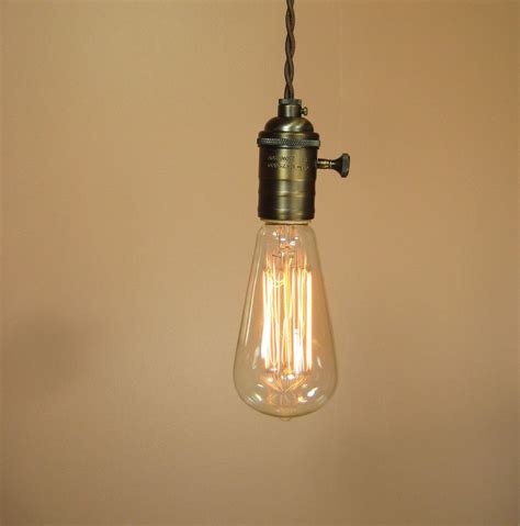 Bare Bulb Pendant Light Fixture Bulb Pendant Light Pendant Light Fixtures Edison Bulb