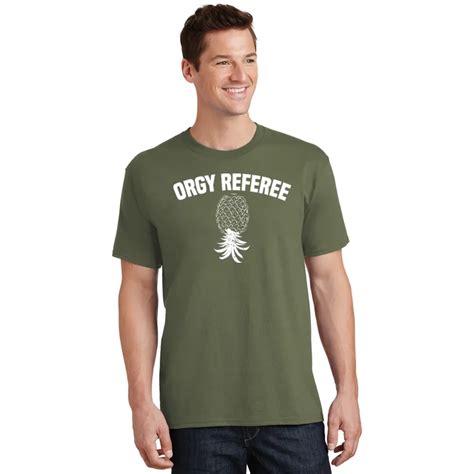 Upside Down Pineapple Group Sex Orgy Referee Swingers T Shirt Teeshirtpalace