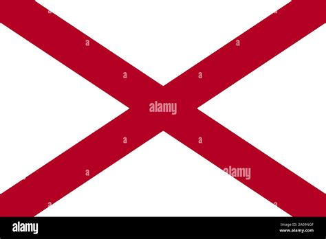 Alabama Us State Flag Vector Illustration Eps10 Stock Vector Image