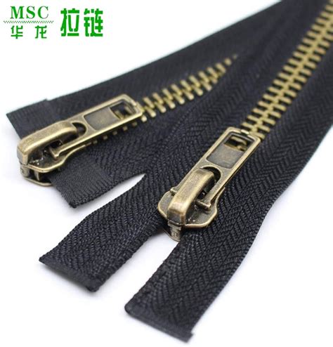 8 Two Way Separate Metal Zips Anti Brass Jacket Sewing China Zipper